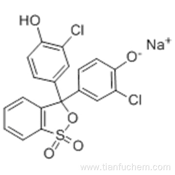 Phenol,4,4'-(3H-2,1-benzoxathiol-3-ylidene)bis[2-chloro-, sodium salt CAS 123333-64-2